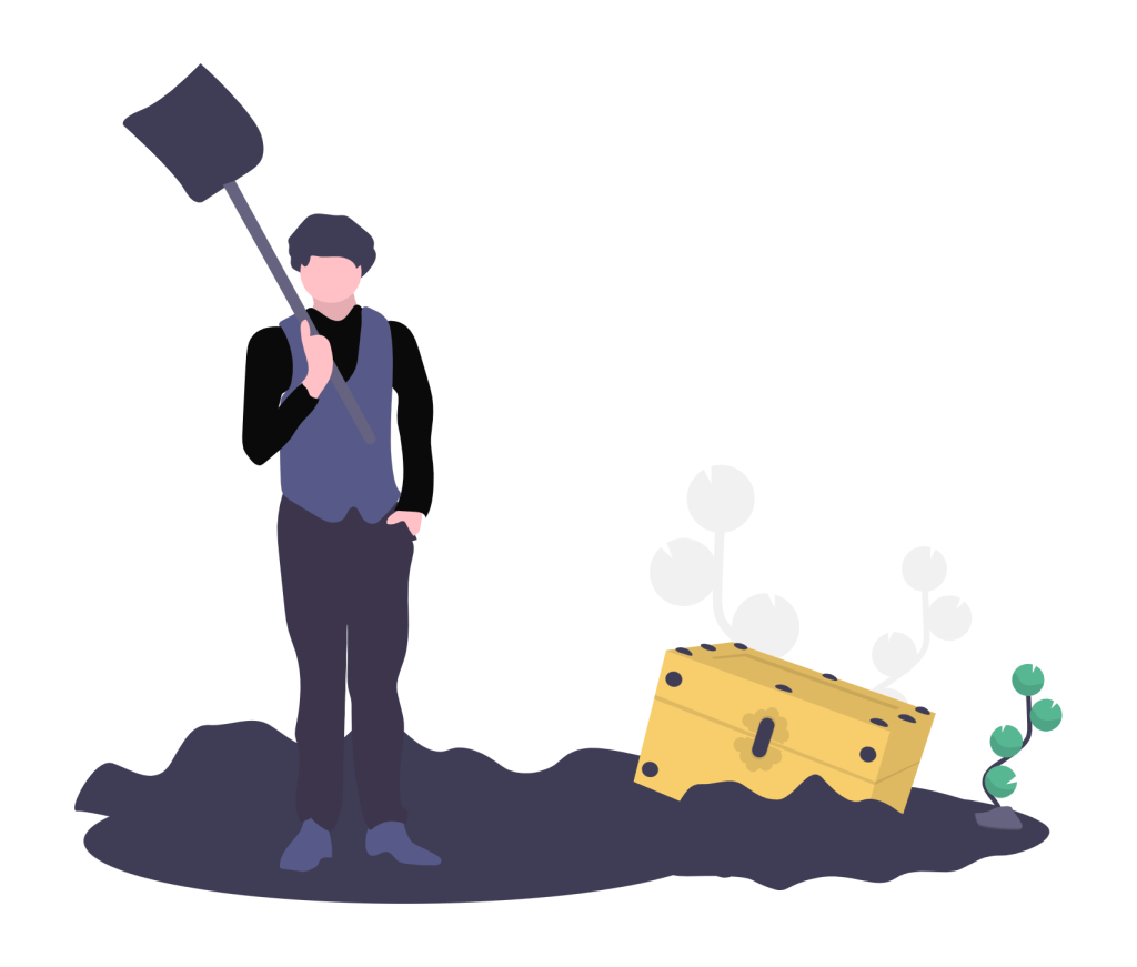 undraw treasure k1xi